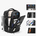 Sac à dos avion cabine noir avec plusieurs compartiments et pochette pour ordinateur portable