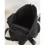 Sac à dos baroudeur homme noir ouvert avec poche intérieure pour rangement