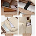 Sac à dos beige femme avec compartiments multiples, poche pour ordinateur et parapluie