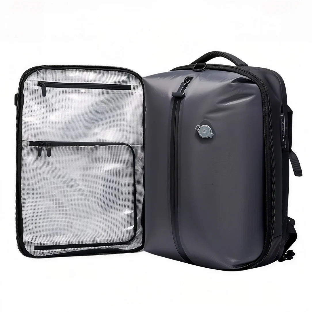 Sac à dos cabine AirTrail gris anthracite avec poche mesh et antivol