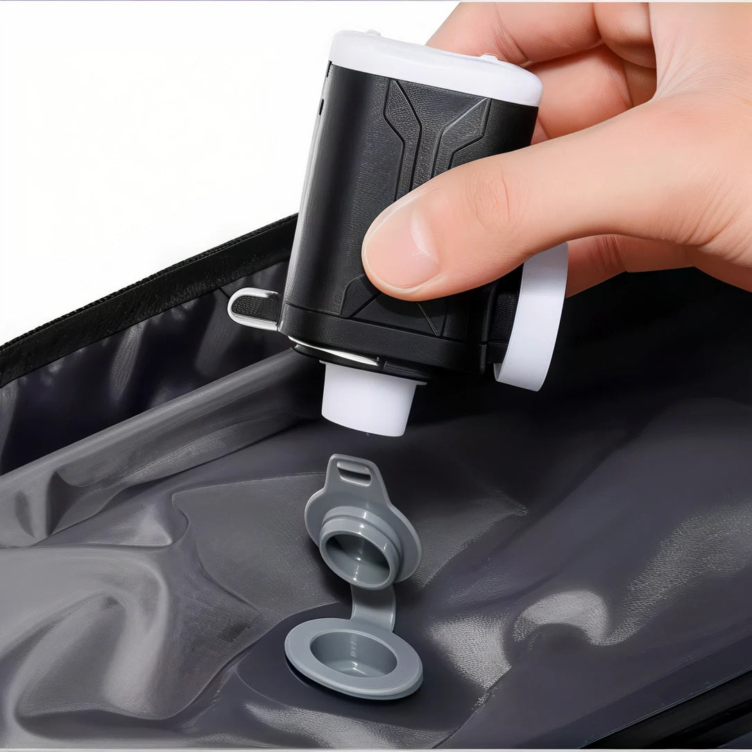 Valve de pompe noir et blanc pour matelas gonflables AirTrail