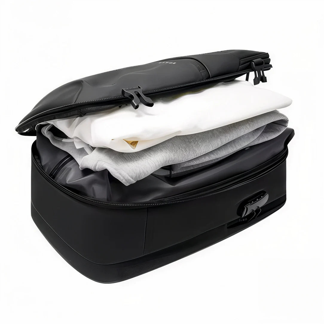 Sac à dos cabine AirTrail sous vide antivol avec intérieur rembourré et fermetures éclair noires