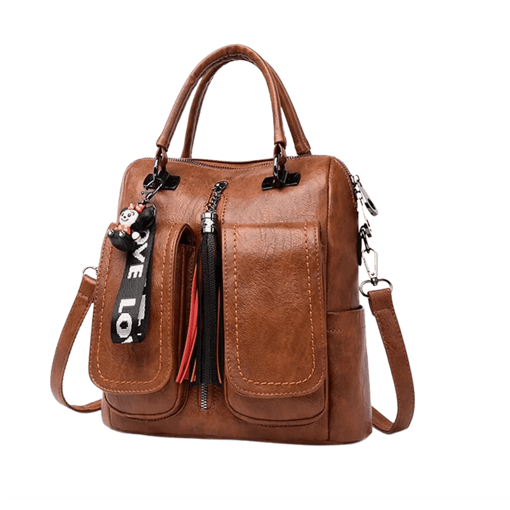 Sac à dos carré cuir
