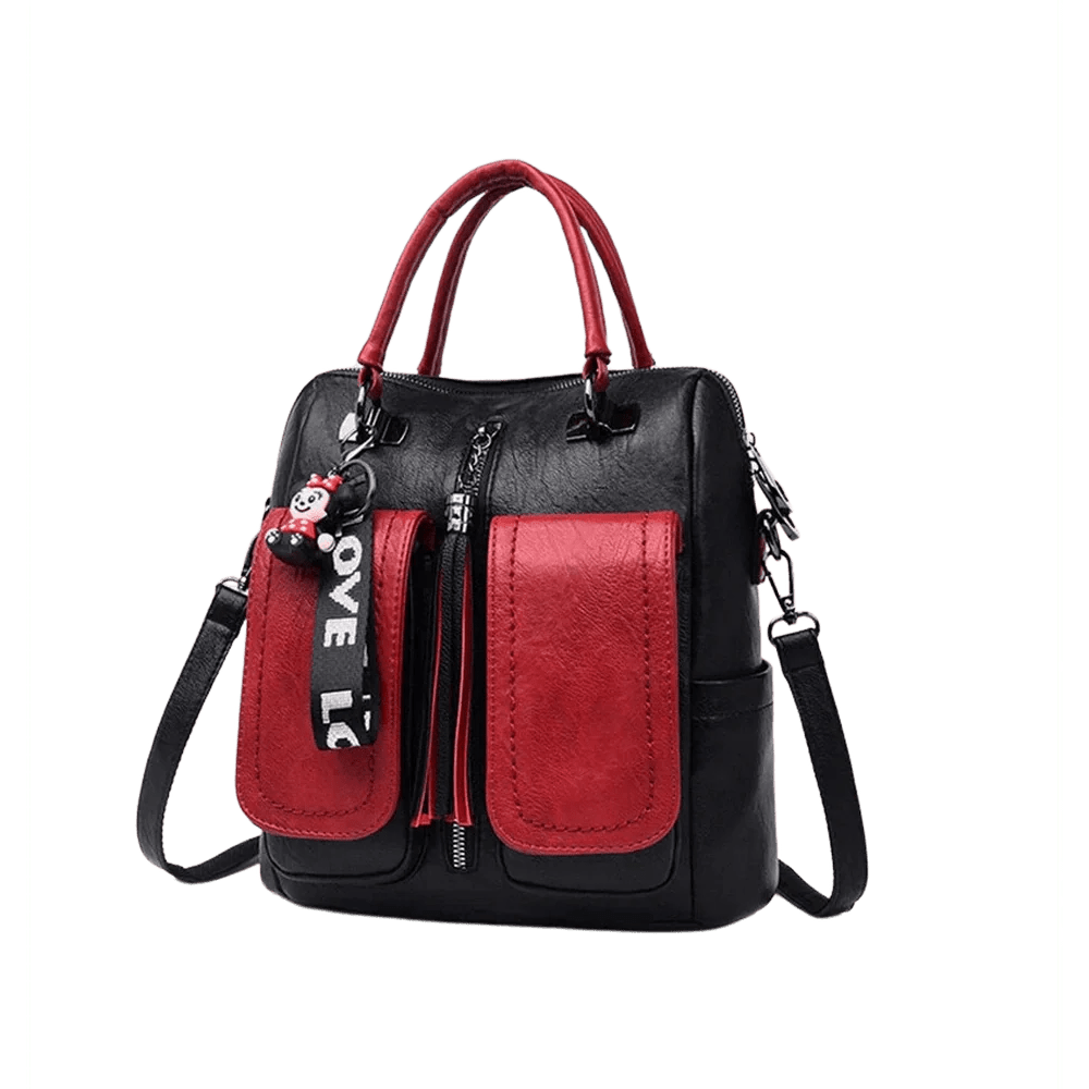 Sac à dos carré cuir