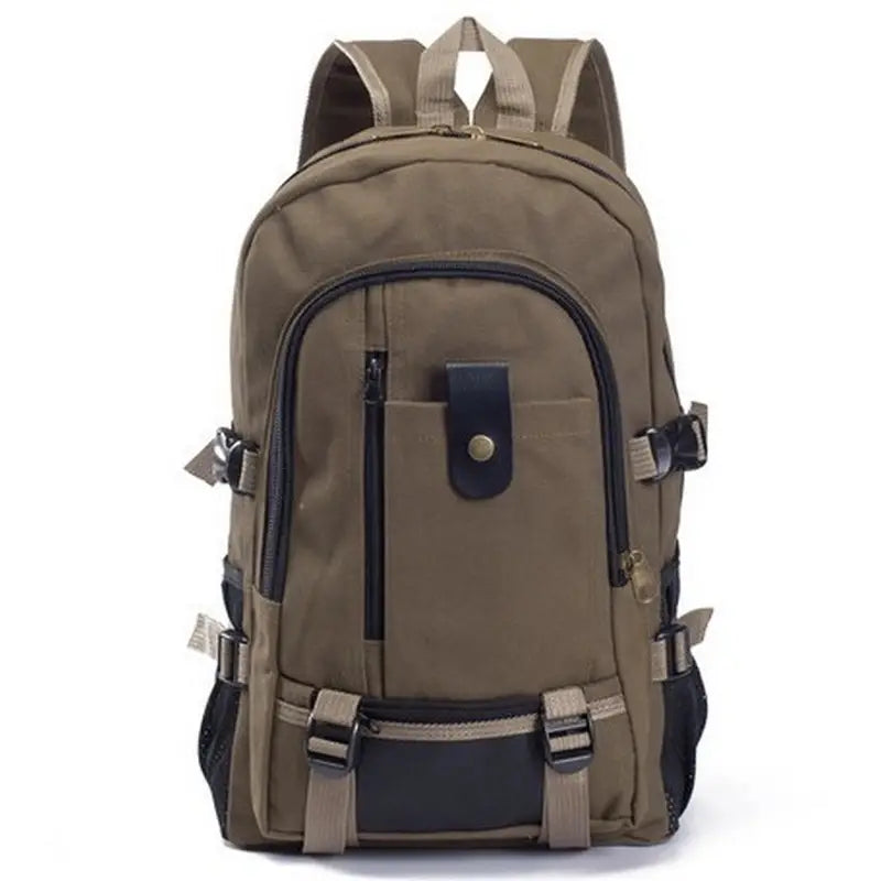 Sac à dos cartable homme en toile