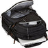 Sac à dos cartable homme noir avec plusieurs compartiments et poche pour ordinateur portable