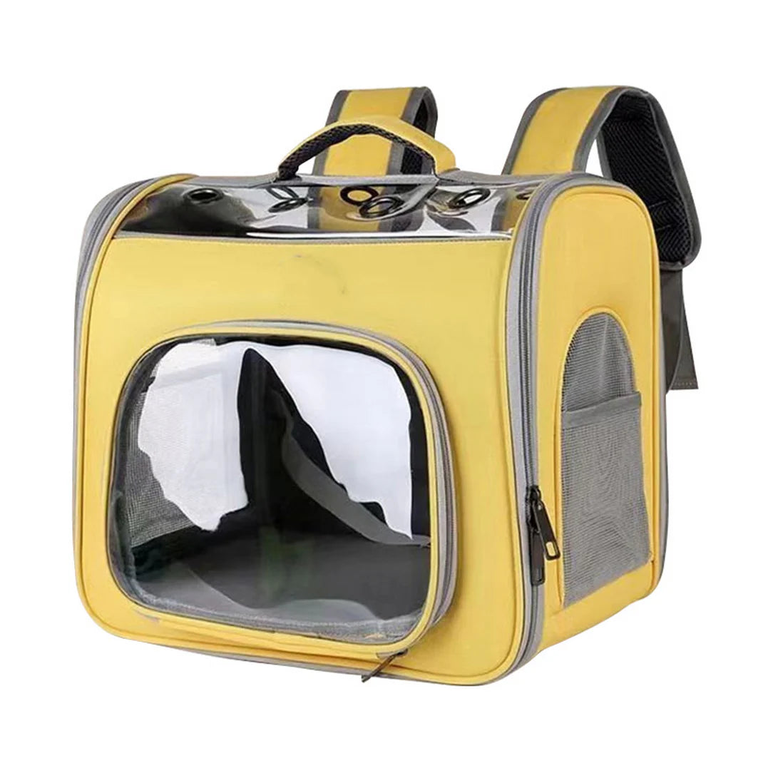 Sac à dos chat transparent - Chatelair 3 Jaune sac