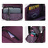 Sac à dos chic violet avec plusieurs compartiments pour une organisation optimale