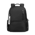 Sac à dos chic noir à plusieurs compartiments avec poignée et poches latérales