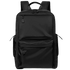 Sac à dos cours noir élégant avec plusieurs compartiments zippés et poignée supérieure