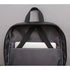 Sac à dos cuir homme ordinateur ouvert avec un ordinateur portable dans la compartiment dédié