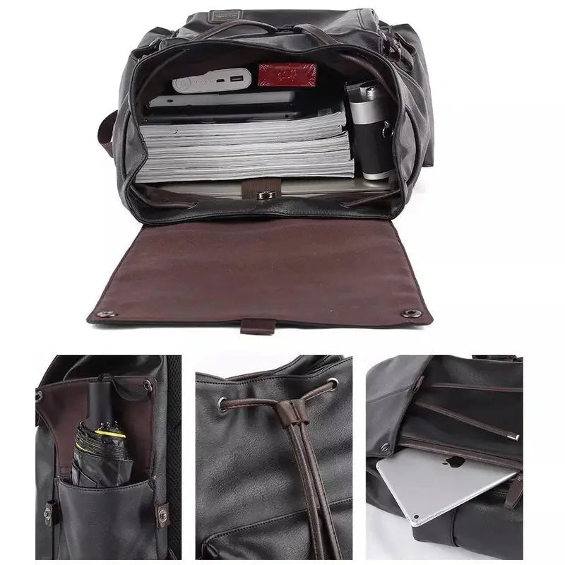 Sac à dos cuir homme vintage