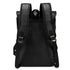 Sac à dos en cuir noir pour homme avec bretelles ajustables