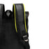 Sac à dos en cuir faux noir pour homme avec bretelles rembourrées