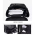 Sac à dos en cuir synthétique homme avec multiples compartiments et poches