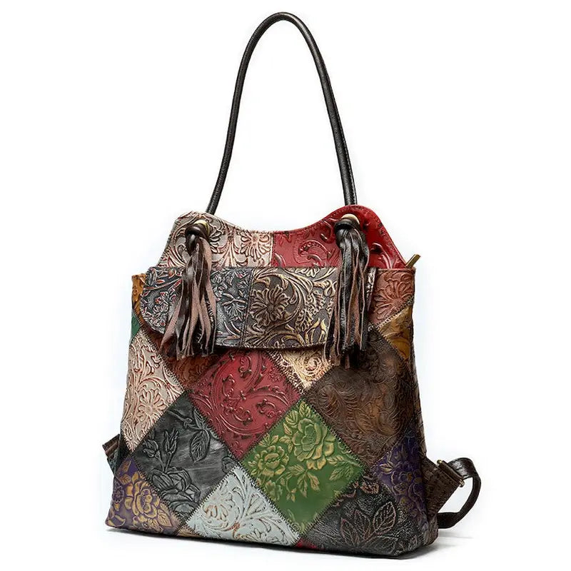 Sac à dos cuir véritable femme