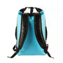 Sac à dos de canyoning bleu clair imperméable avec bretelles rembourrées noires