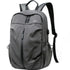 Sac à dos de cours moderne gris foncé avec plusieurs compartiments zippés et port USB latéral