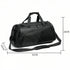 Sac à dos de sport noir avec compartiment chaussures, 62x38,5x27 cm