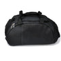 Sac à dos de sport homme en nylon noir avec poignées doubles et compartiment zippé