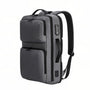 Sac à dos de travail antivol TSA Guardian gris avec compartiments et serrure intégrée