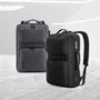 Deux sacs à dos multifonctionnels en gris foncé et noir, Sac à dos de travail antivol TSA Guardian