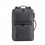 Sac à dos de travail antivol TSA Guardian gris foncé avec plusieurs compartiments zippés