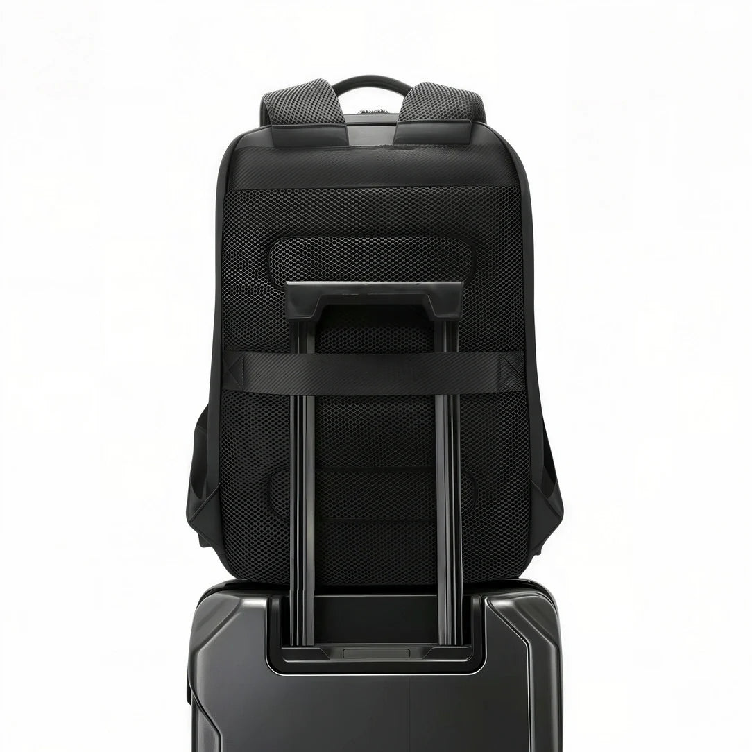 Sac à dos noir Classical BG avec accents mesh et compartiment ordinateur