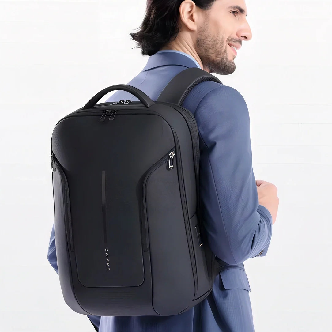 Sac à dos ordinateur noir élégant avec sangles rembourrées Classical BG