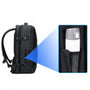 Sac à dos de ville pour homme ordinateur 17 pouces avec poche latérale pour bouteille d’eau