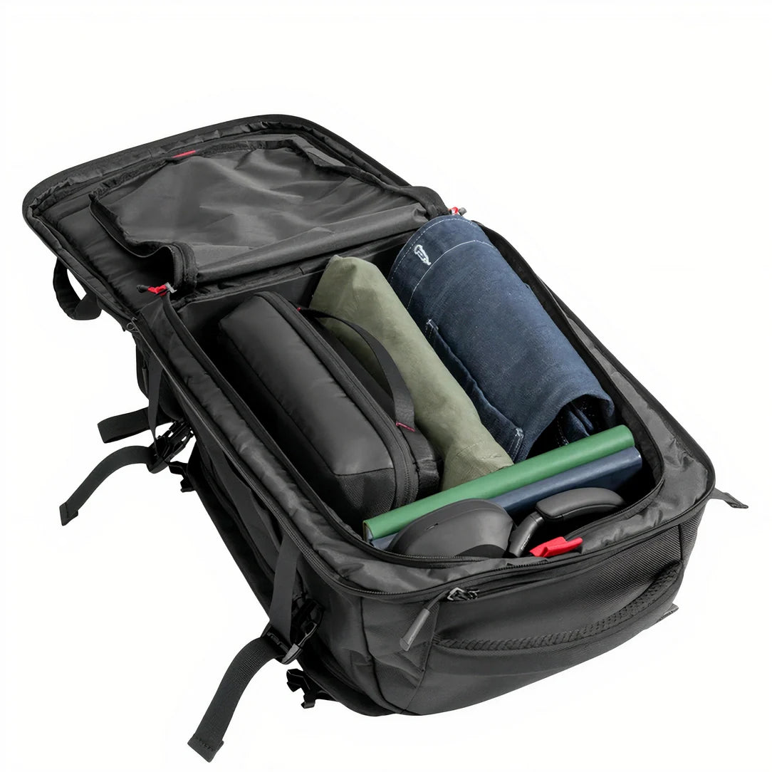 Sac à dos tactique noir 30L Trip Quest avec compartiments rembourrés