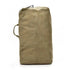 Sac à dos de voyage 40l en toile olive verte avec fermeture éclair et poignée latérale