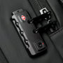 Sac à dos antivol 40L cabine avec caméra compacte noire logo rouge diamant