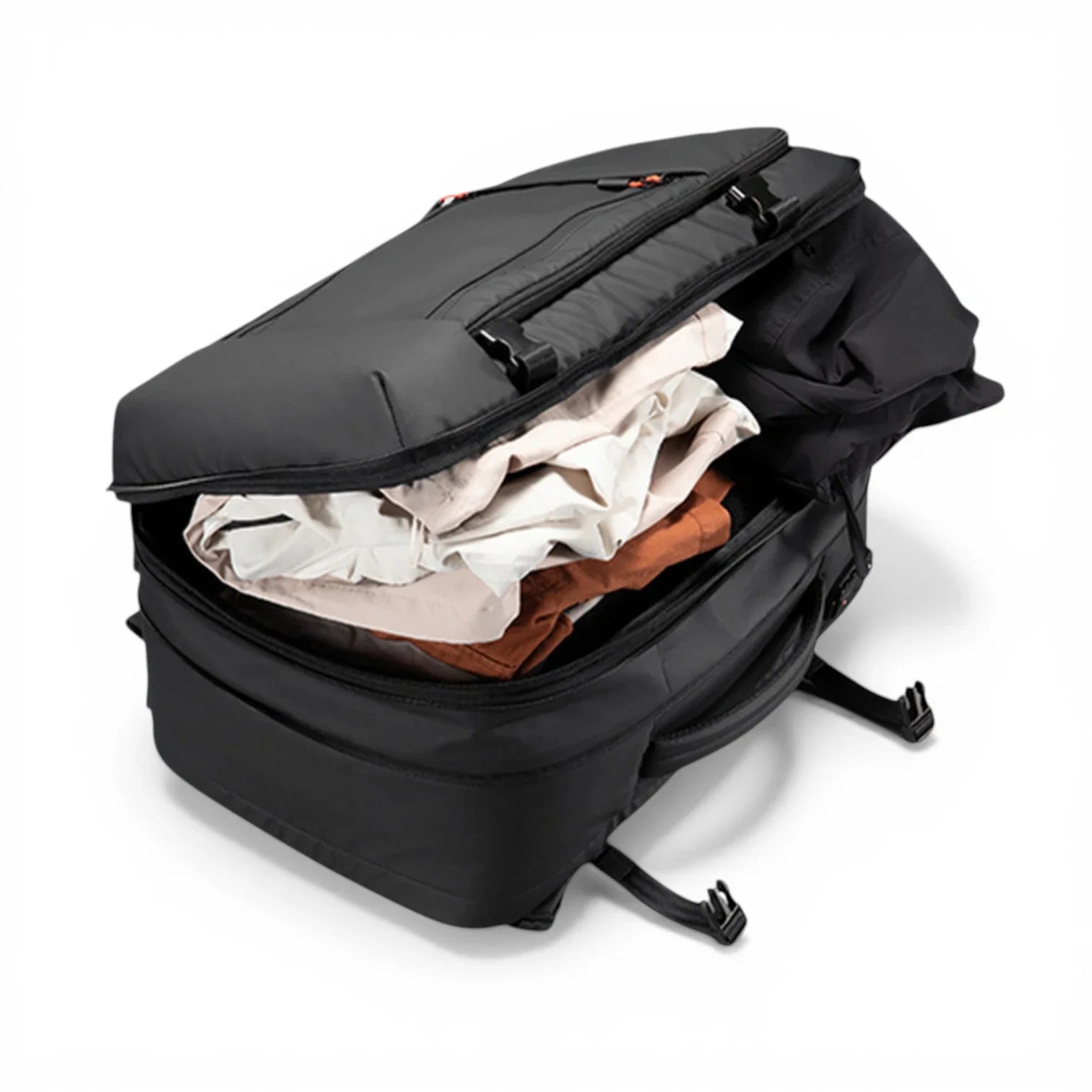 Sac à dos de voyage antivol Kings Travel Pack noir en nylon, vue arrière