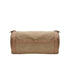 Sac à dos de voyage à bandoulière en toile marron avec une seule bandoulière horizontale