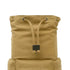 Sac à dos de voyage en toile en canvas beige avec cordons de serrage