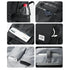 Sac à dos de voyage pour homme noir avec plusieurs compartiments et fonctionnalités d’organisation