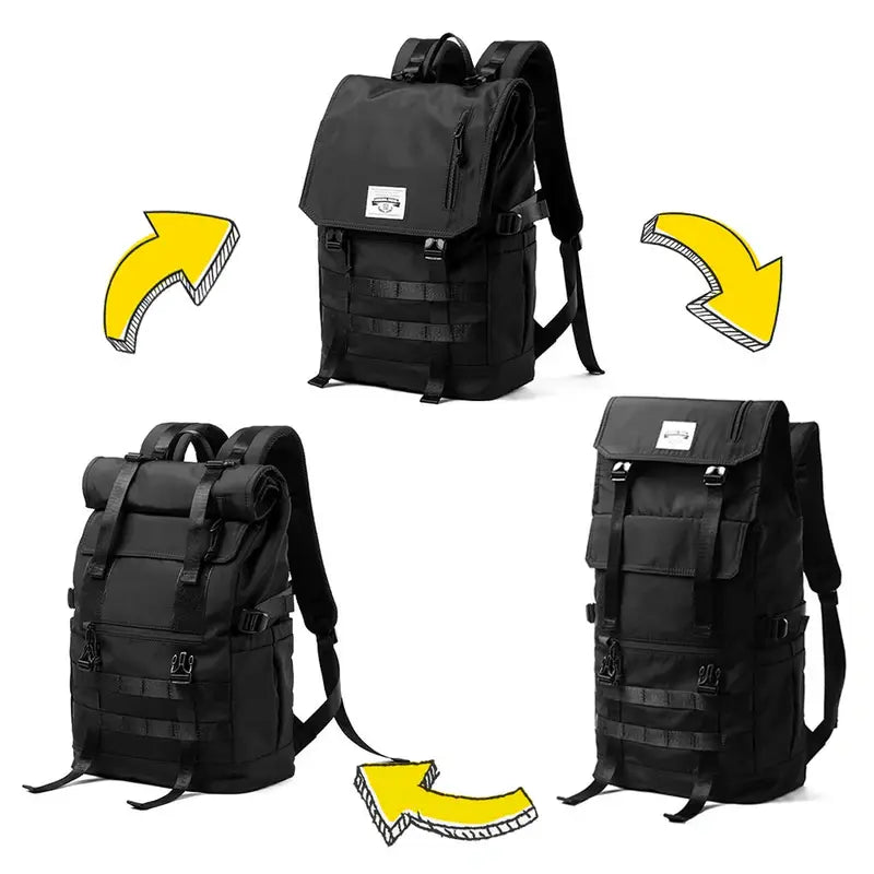 Sac à dos de voyage pour homme noir