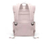 Sac à dos déperlant femme rose clair avec bretelles ajustables