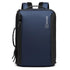 Sac à dos design homme dark blue et noir avec plusieurs compartiments et poignée supérieure