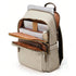 Sac à dos d’université femme ouvert avec compartiments pour ordinateur portable et tablette