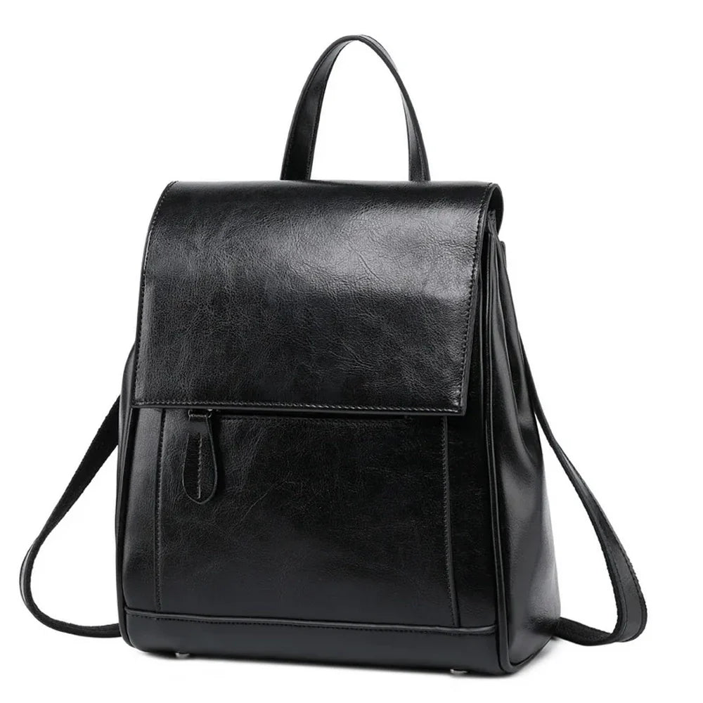 Sac à dos en cuir de vachette