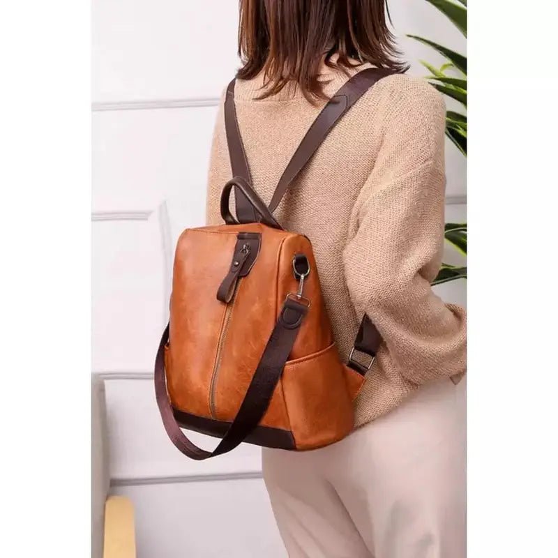 Sac à dos en cuir femme tendance