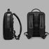 Sac à dos en cuir noir véritable