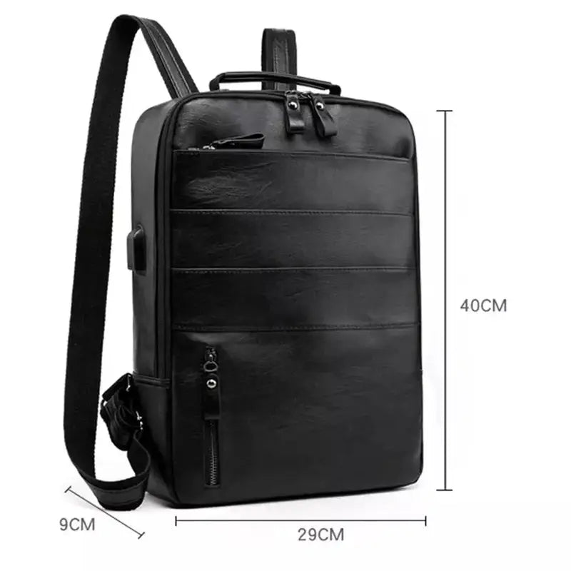 Sac à dos en simili cuir homme