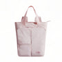 Sac à dos en tissu Bagsmart rose pastel avec zip et sangle ajustable