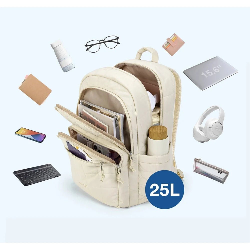 Sac à dos en tissu multi-compartiments spacieux et léger avec plusieurs poches organisatrices