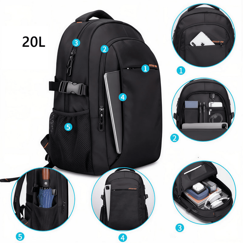 Sac à dos ergonomique d'école - Style HK