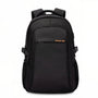 Sac à dos ergonomique d’école Style HK noir avec plusieurs compartiments et bretelles ajustables