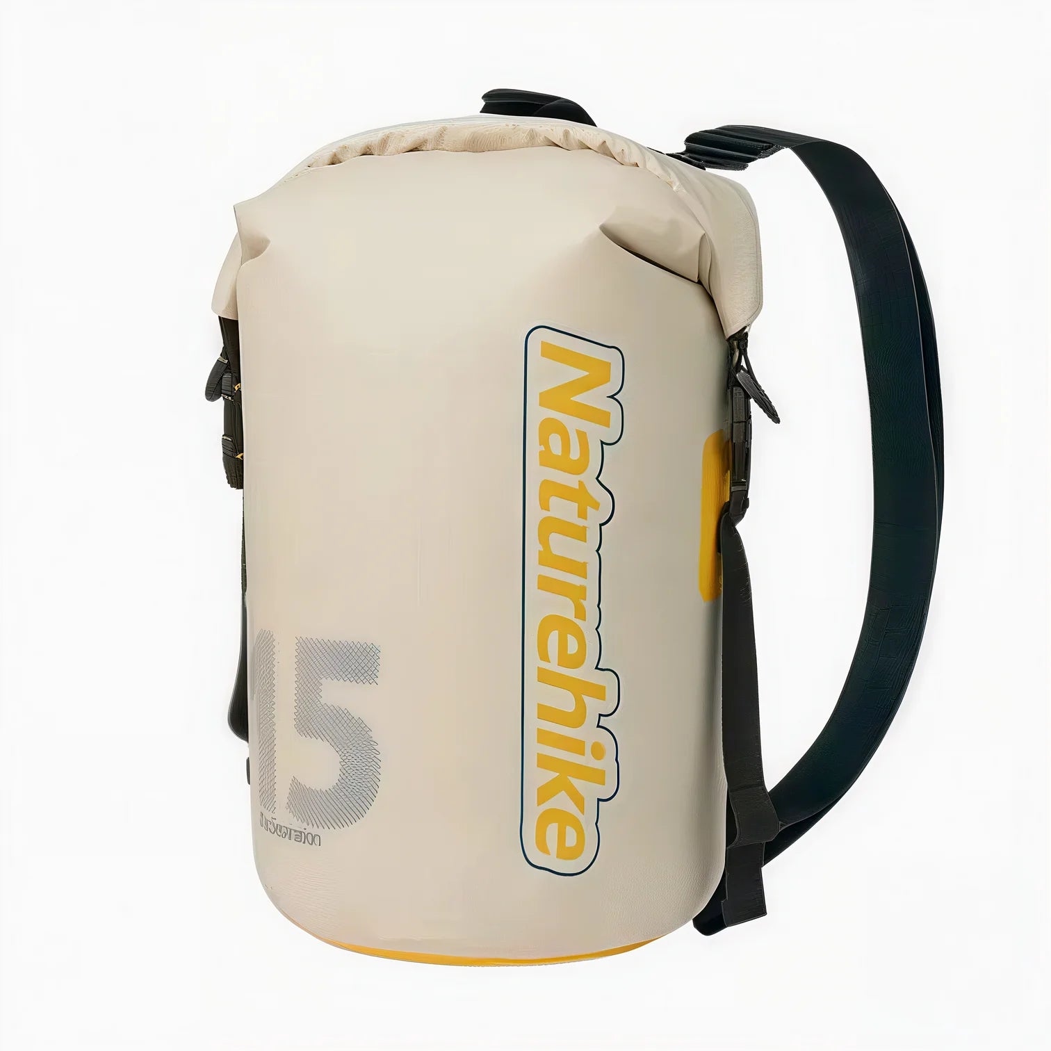 Sac à dos étanche Naturehike 10-25L IPX6 beige imperméable